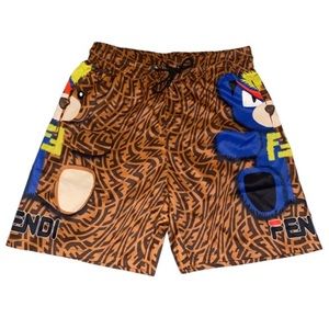 Mens Fendi Swim Shorts
